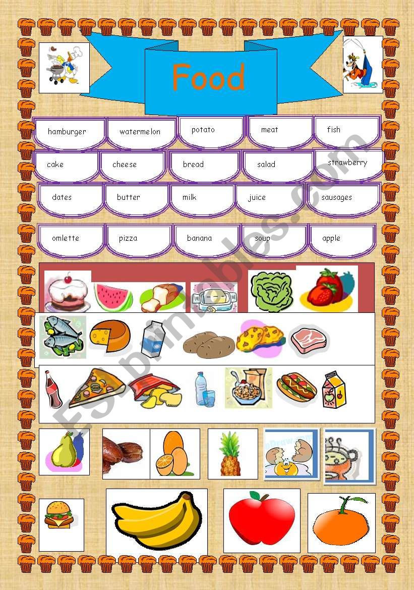 Food worksheet