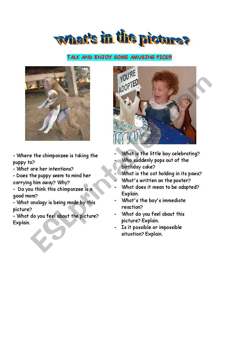 LetÂ´s talk about funny pictures