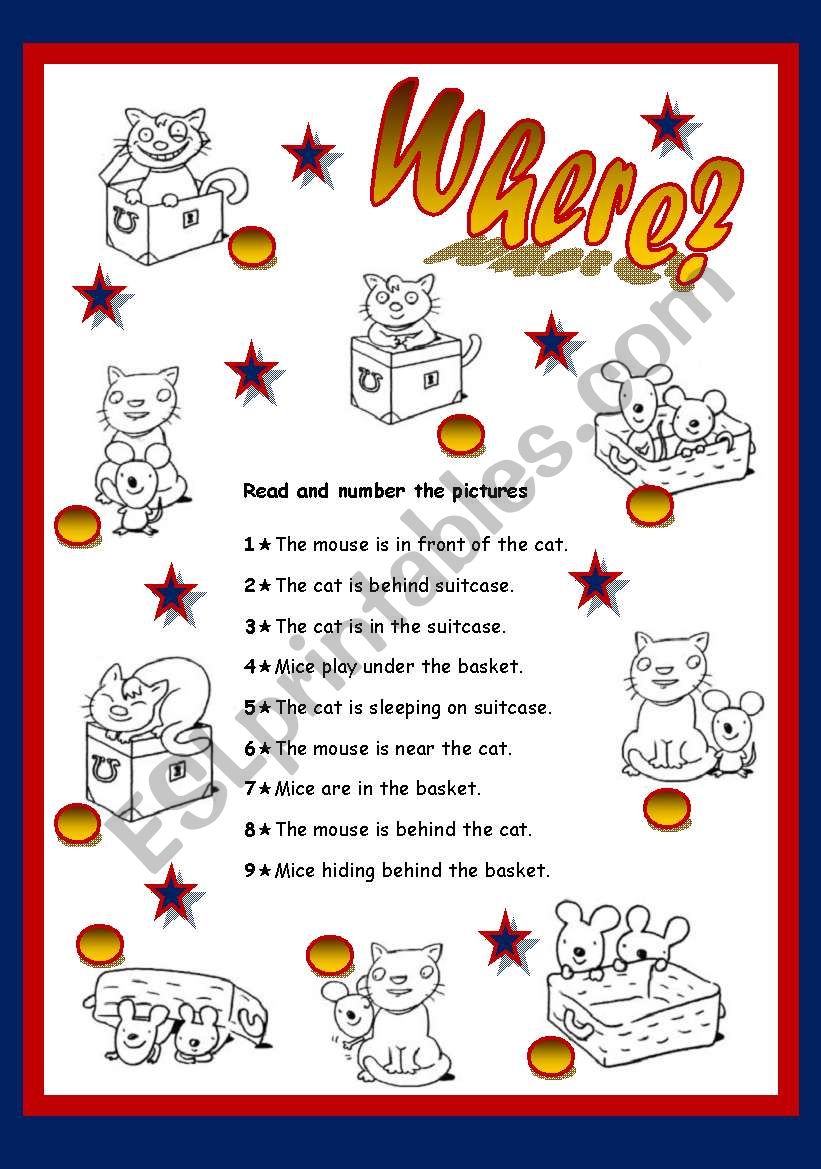 Where? (editable) worksheet