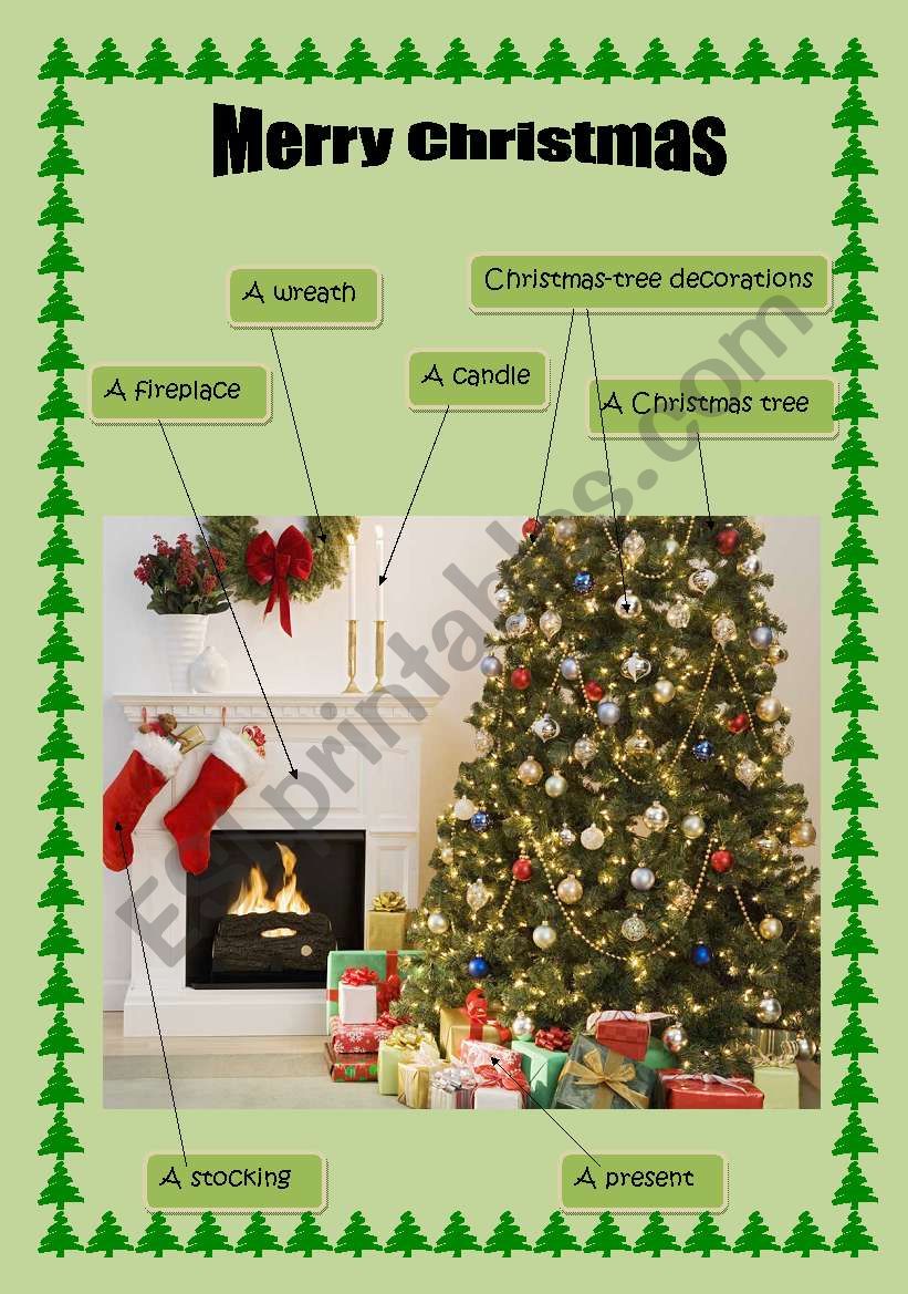 New Year and Christmas time worksheet