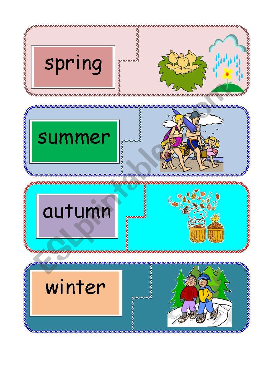 the four seasons worksheet