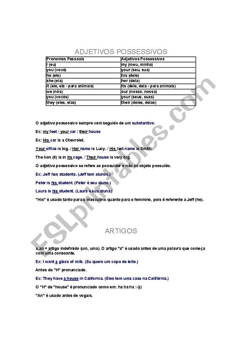 Basic worksheet