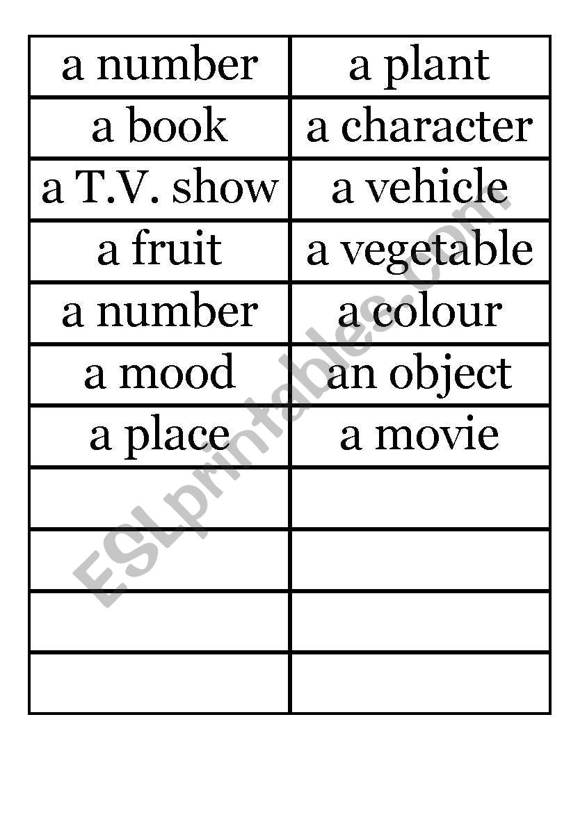 Similes worksheet