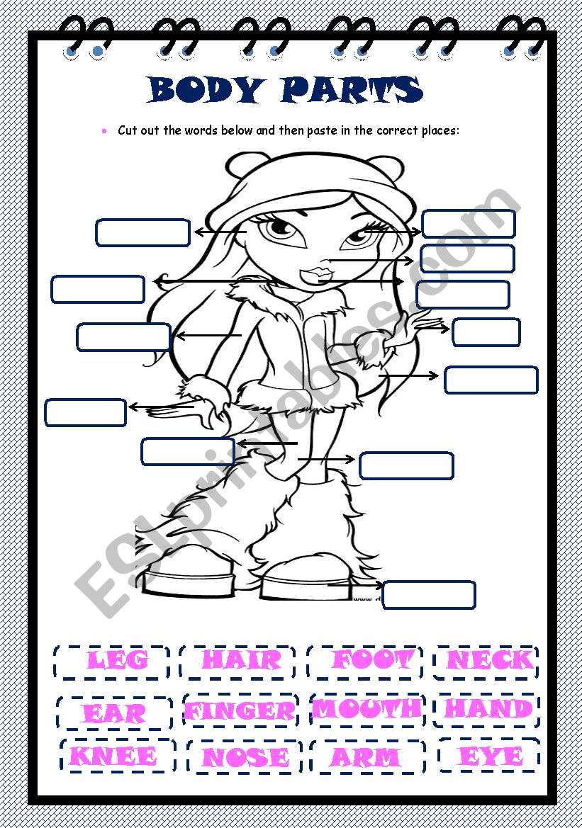 BODY worksheet