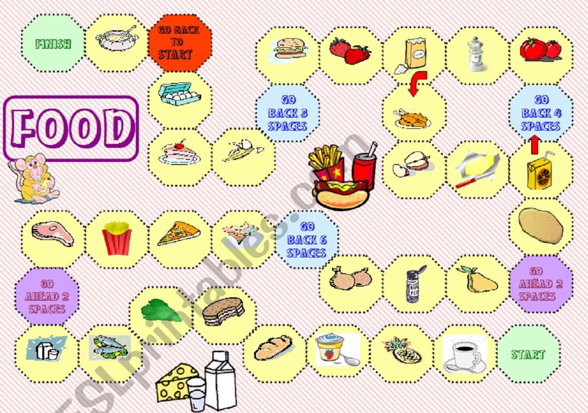Food - Game worksheet