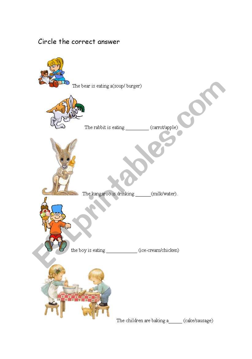 verbs worksheet