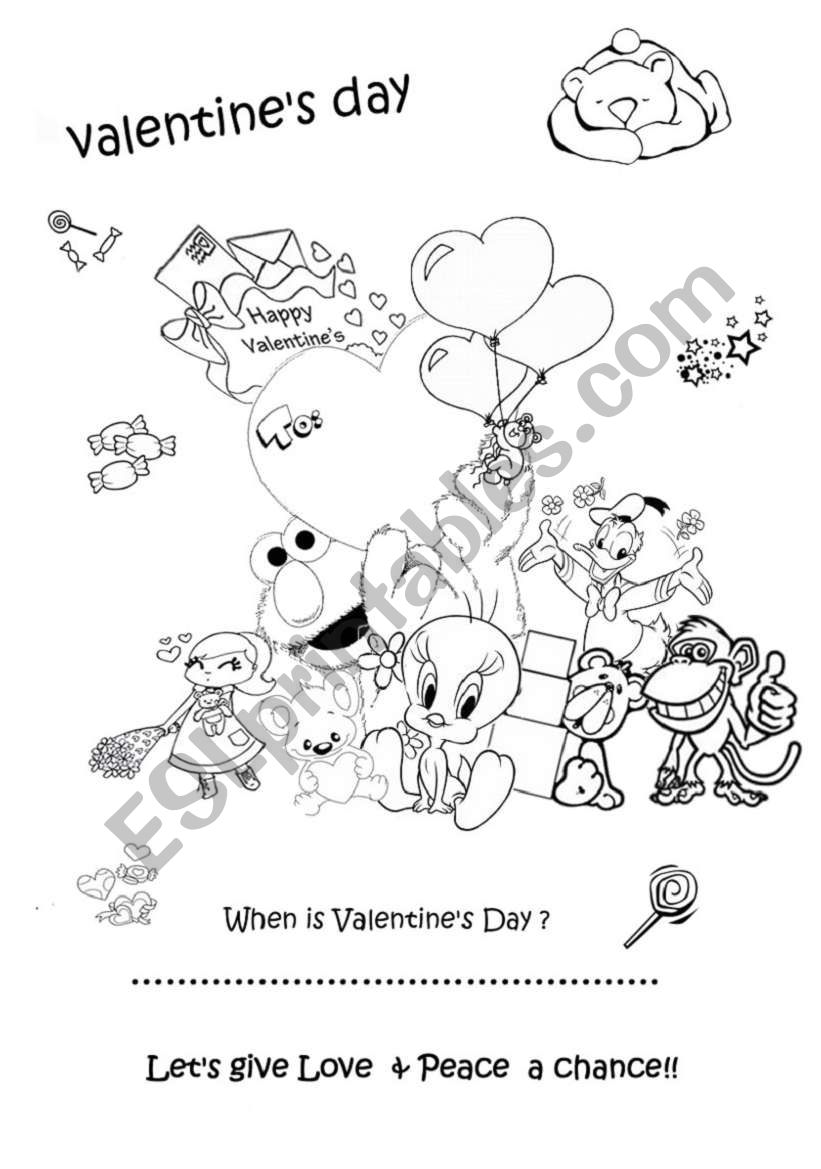 work of love worksheet