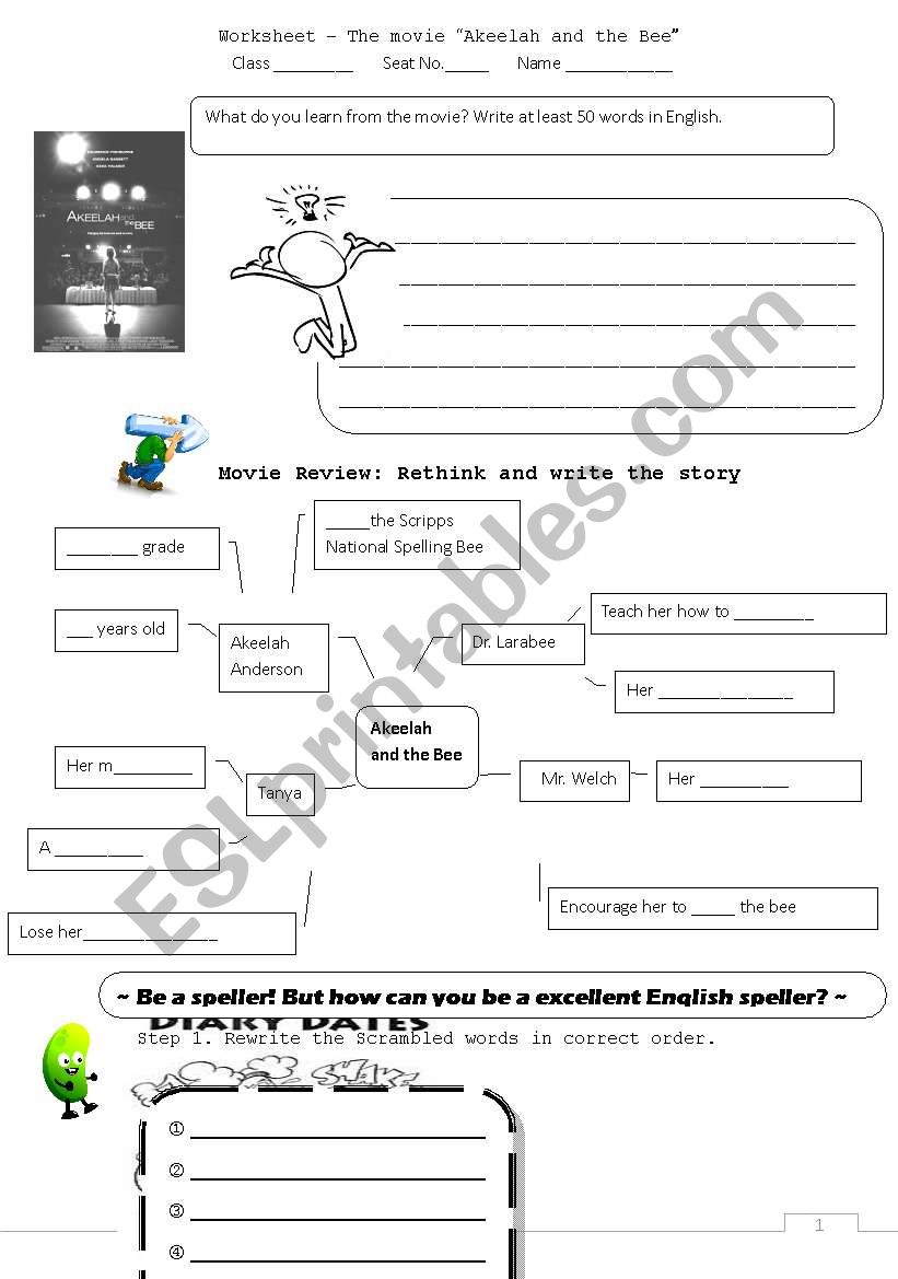 movie worksheet worksheet