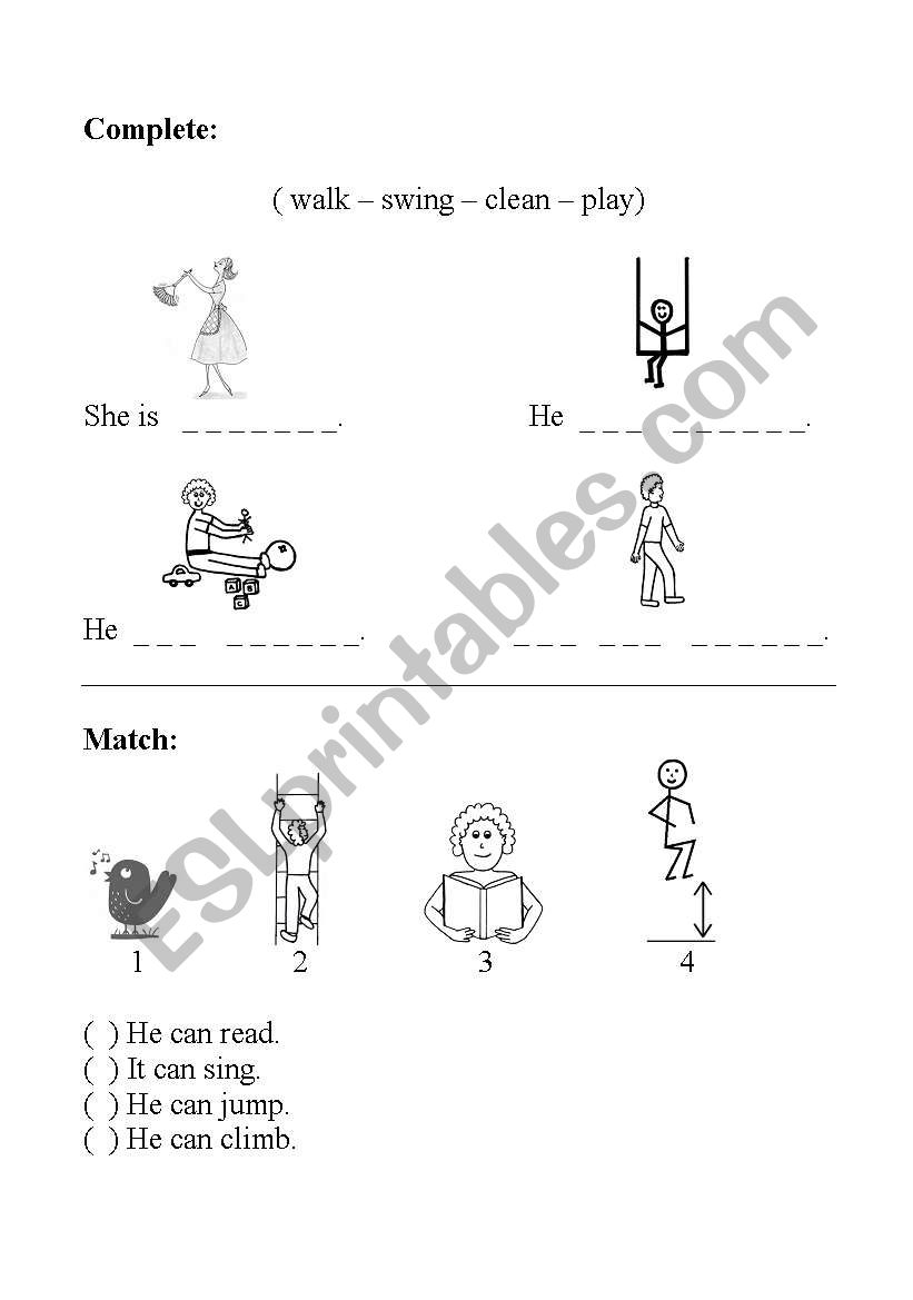 test worksheet