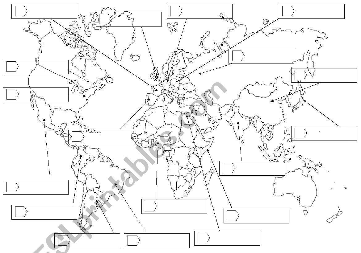 Time around the world worksheet