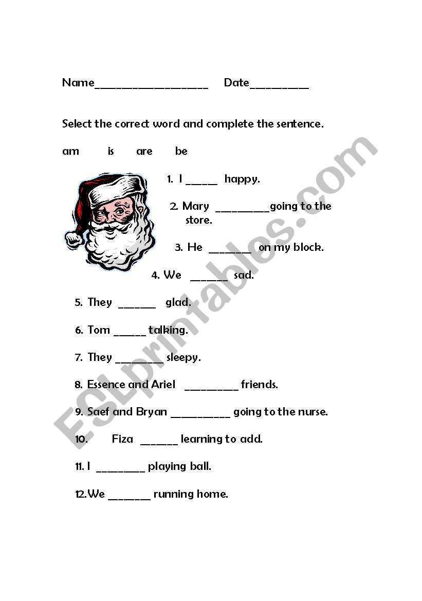 using is or are worksheet