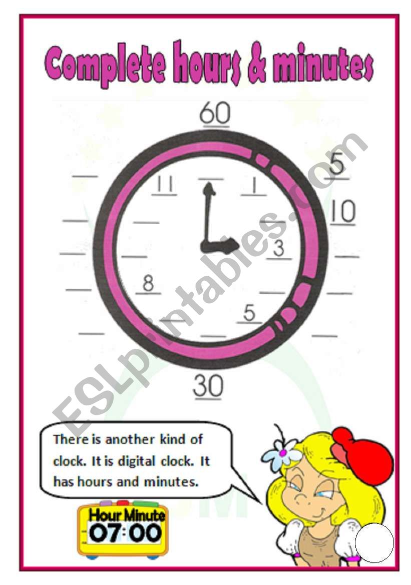 What is the time? worksheet