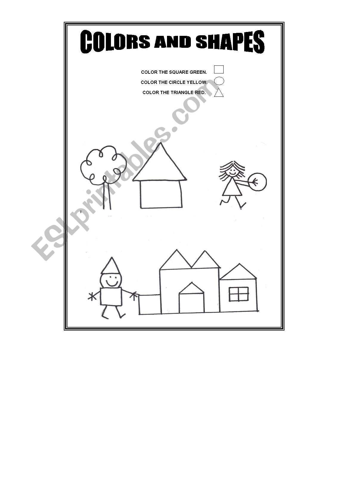 shapes worksheet