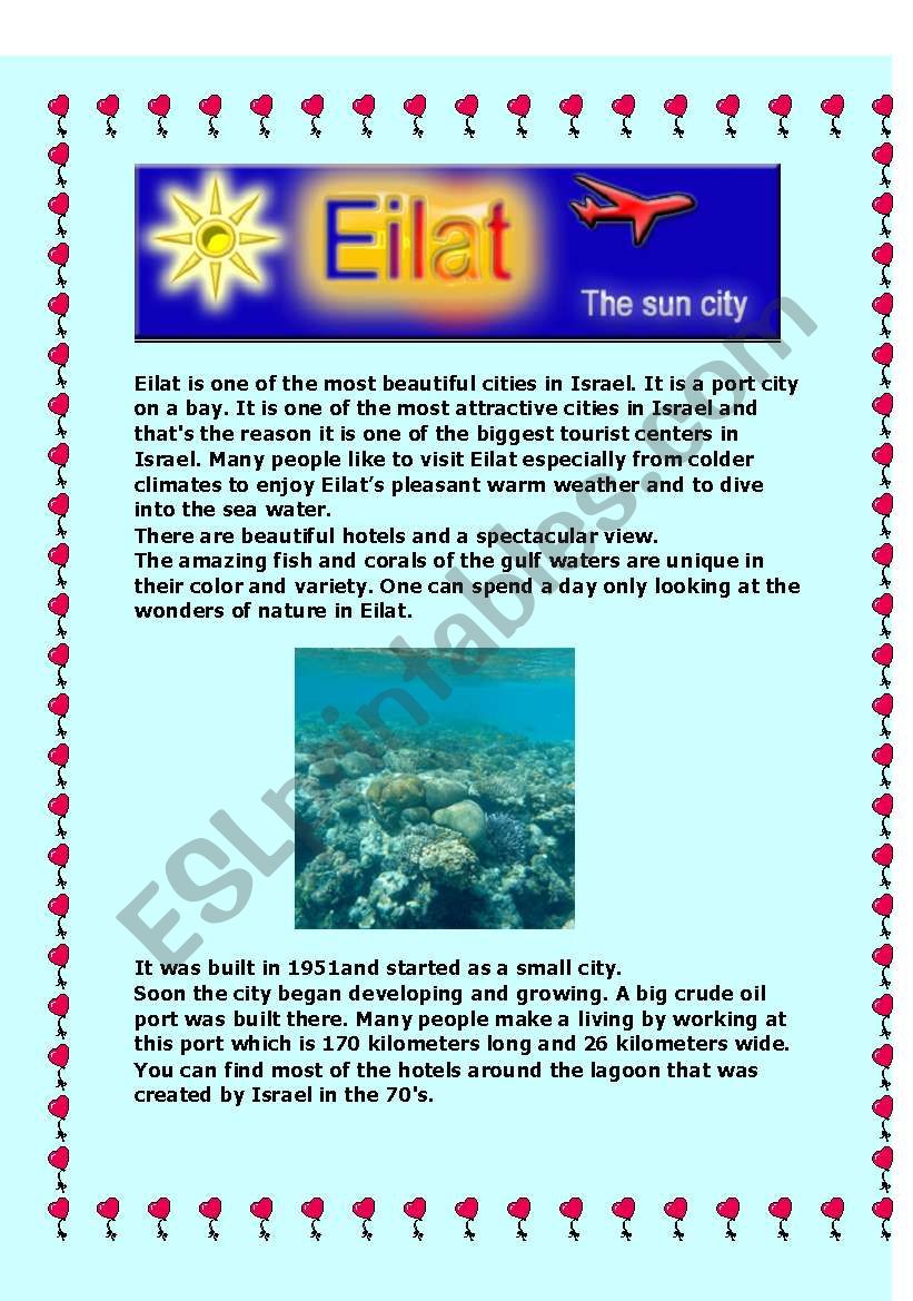 Eilat - The Sun City of Israel
