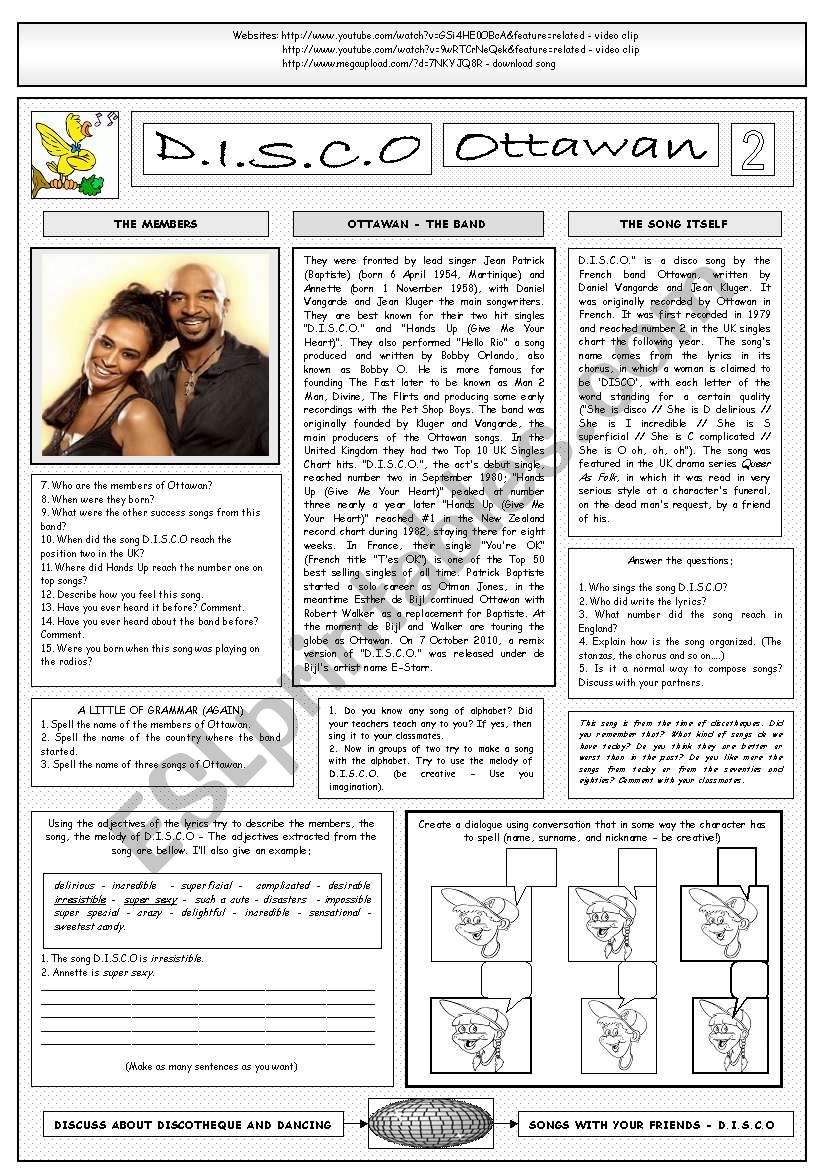 D.I.S.C.O - OTTAWAN - PAR 02 - FULLY EDITABLE AND FULLY CORRECTABLE