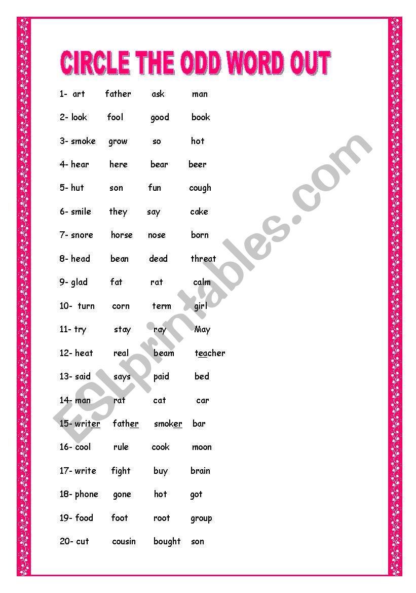 PRONUNCIATION EXERCISES. YOLANDA