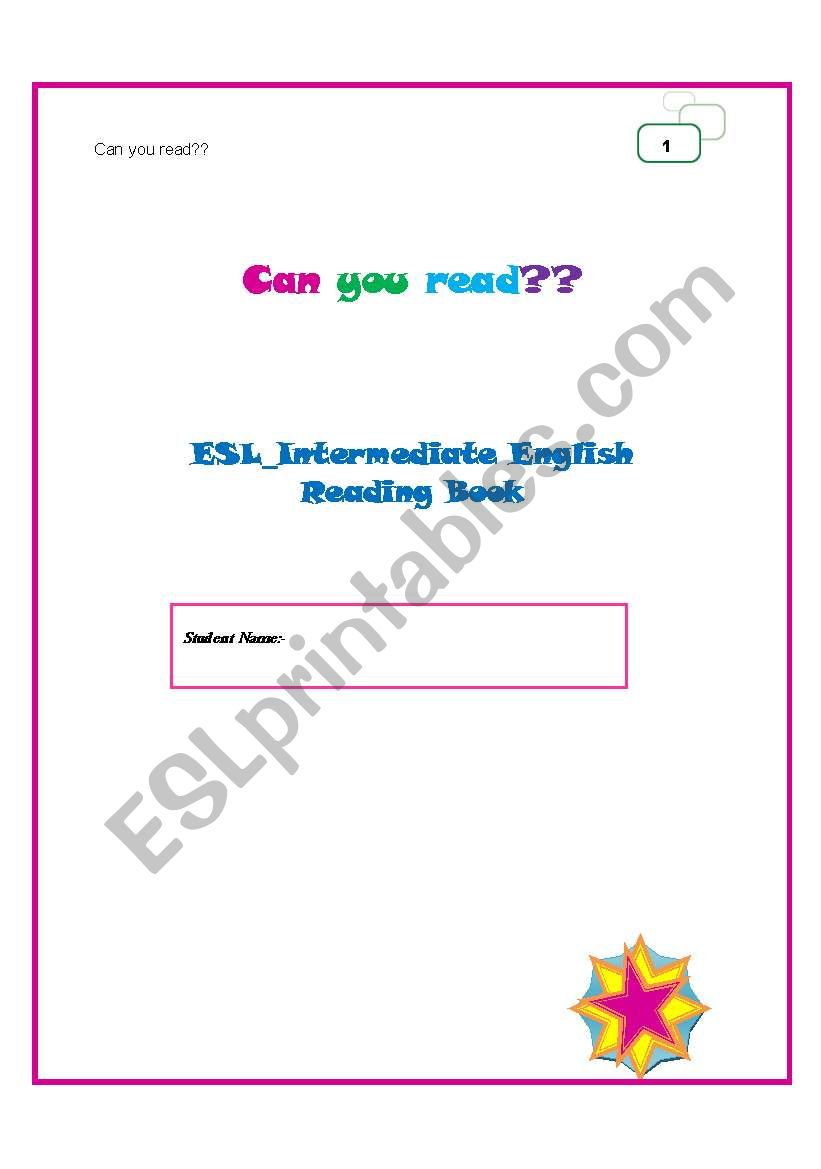 Can you read worksheet