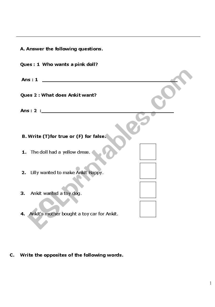 Practice Worksheet 1 worksheet