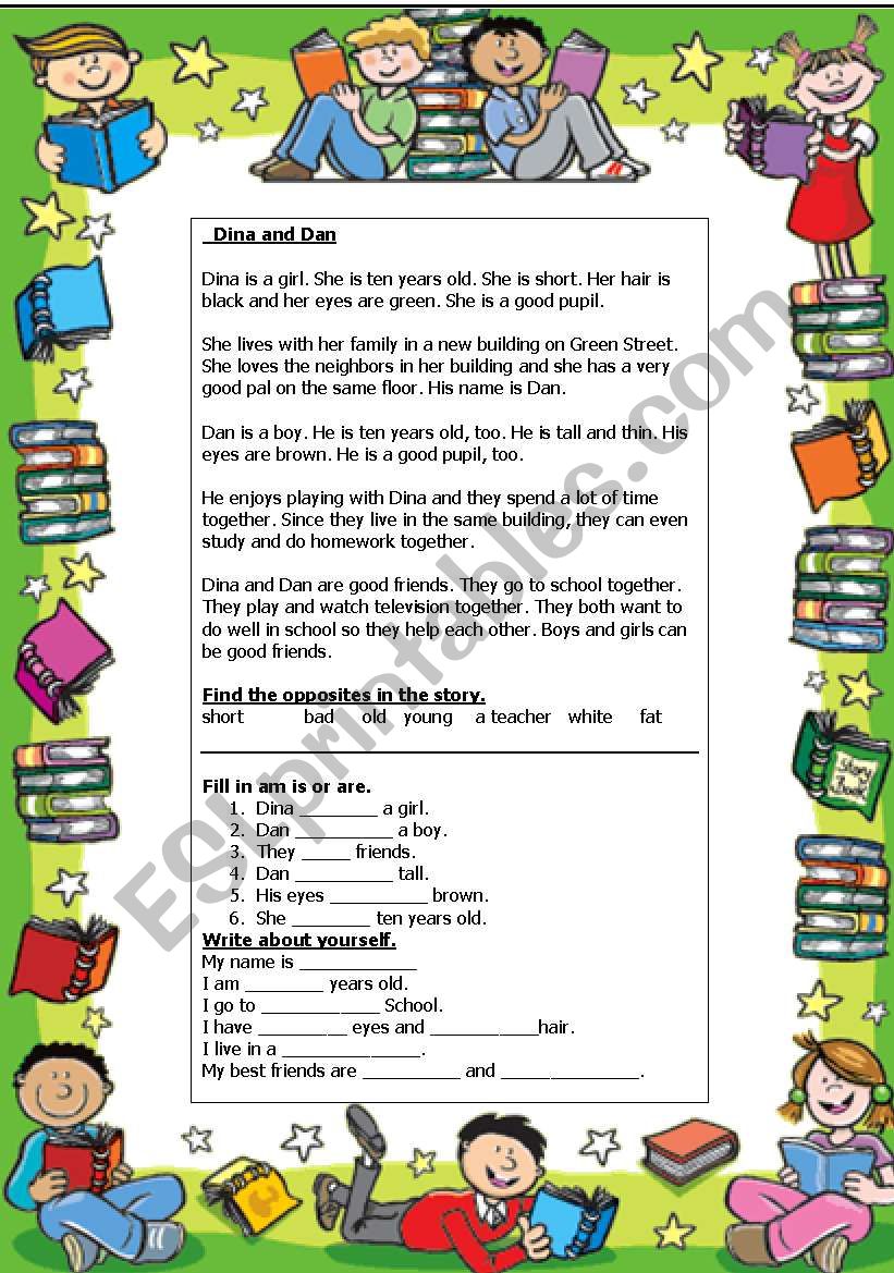 Dina and Dan worksheet