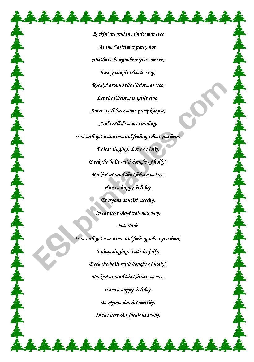 Rocking around the Christmas tree