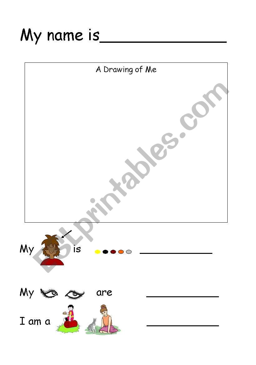 My Name is... worksheet