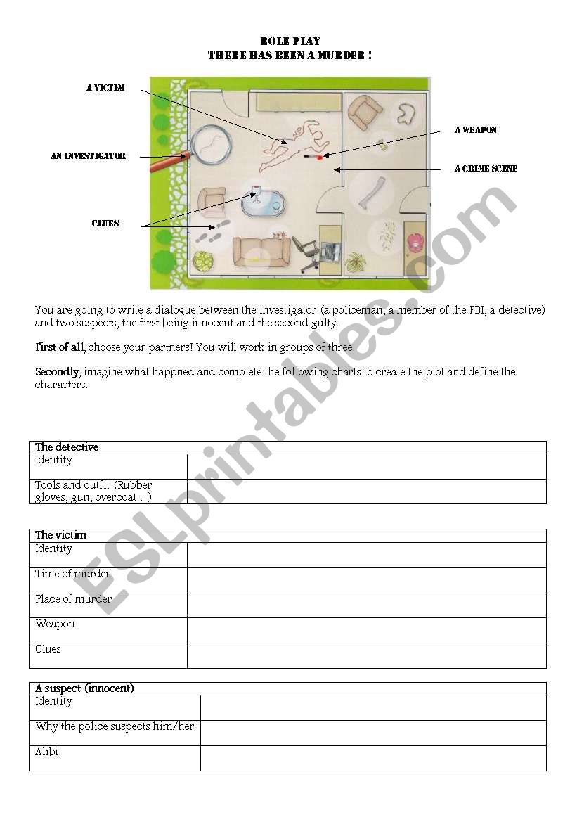 Role Play: Questioning - Past simple and continuous