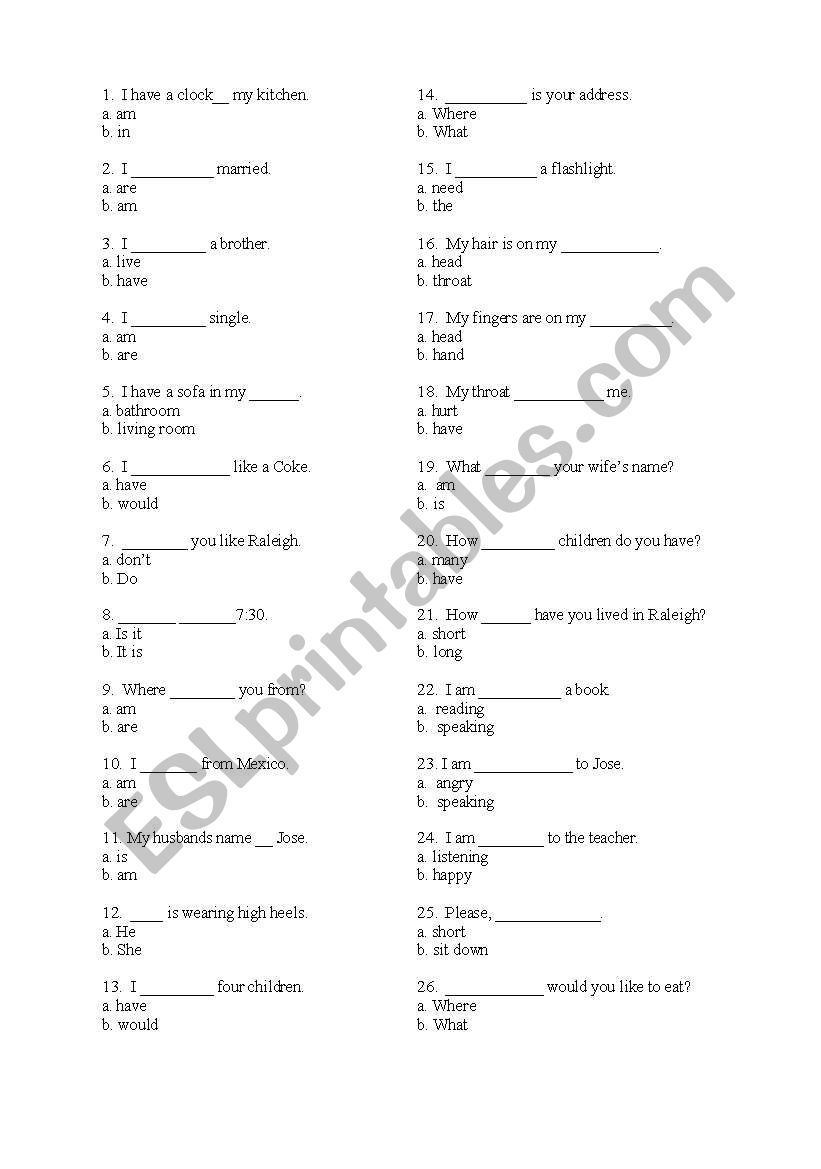 Fill-in-the-blank worksheet