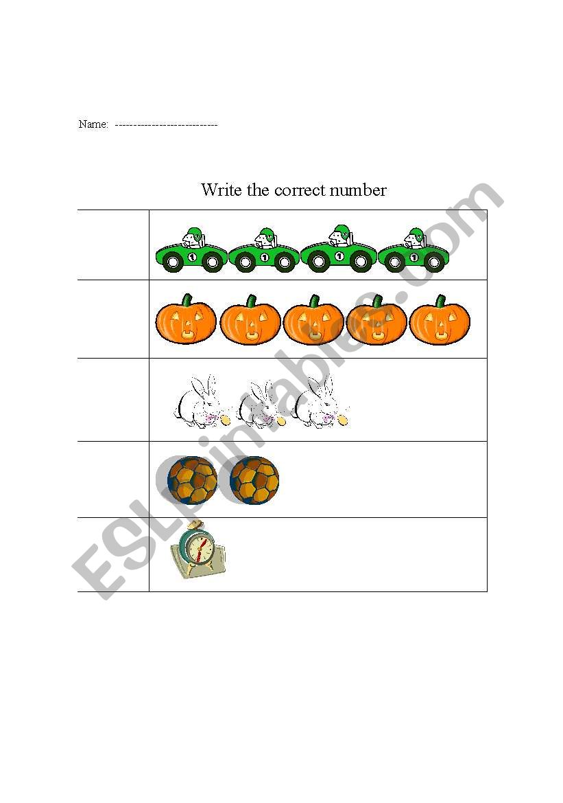 counting worksheet worksheet