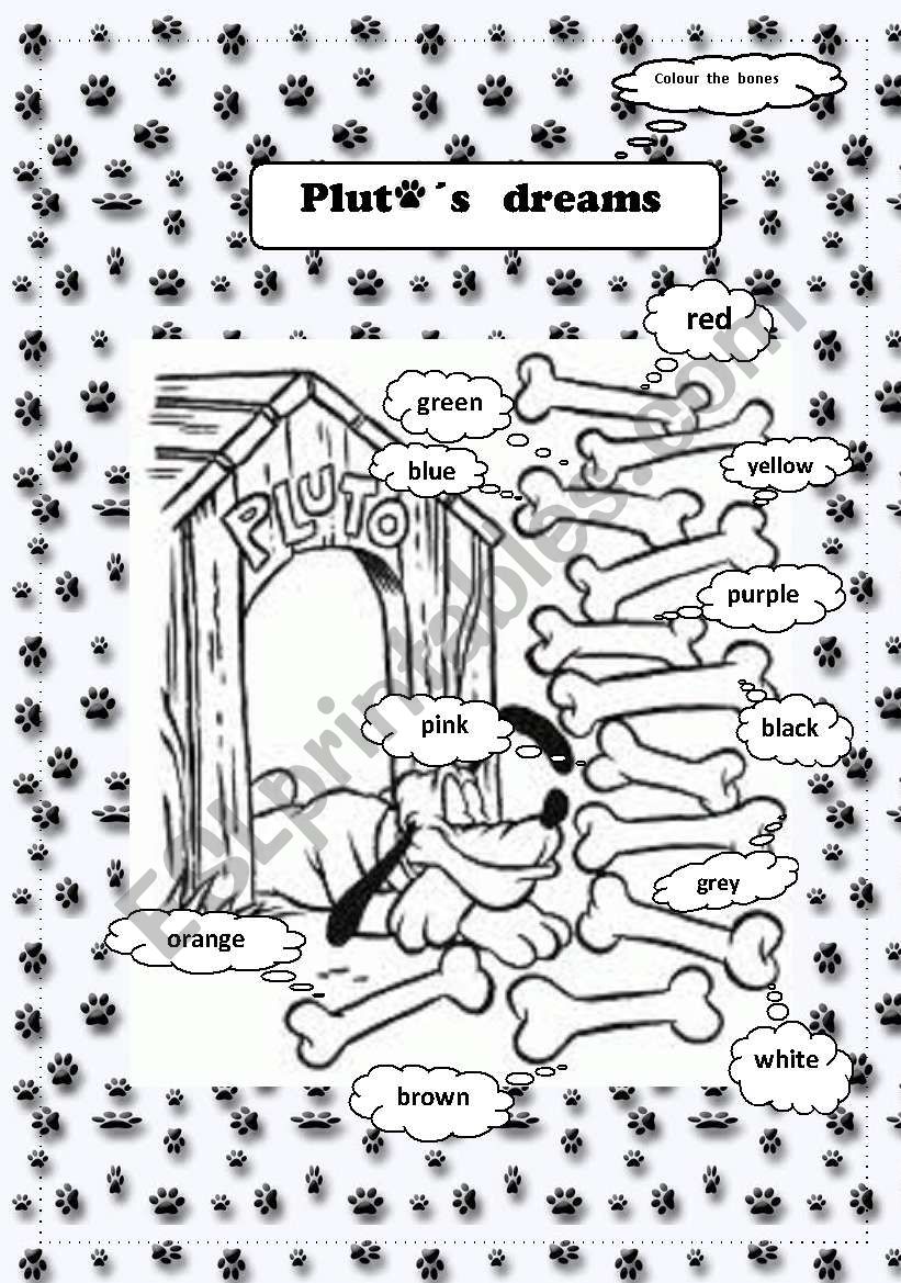 Plutos dreams worksheet