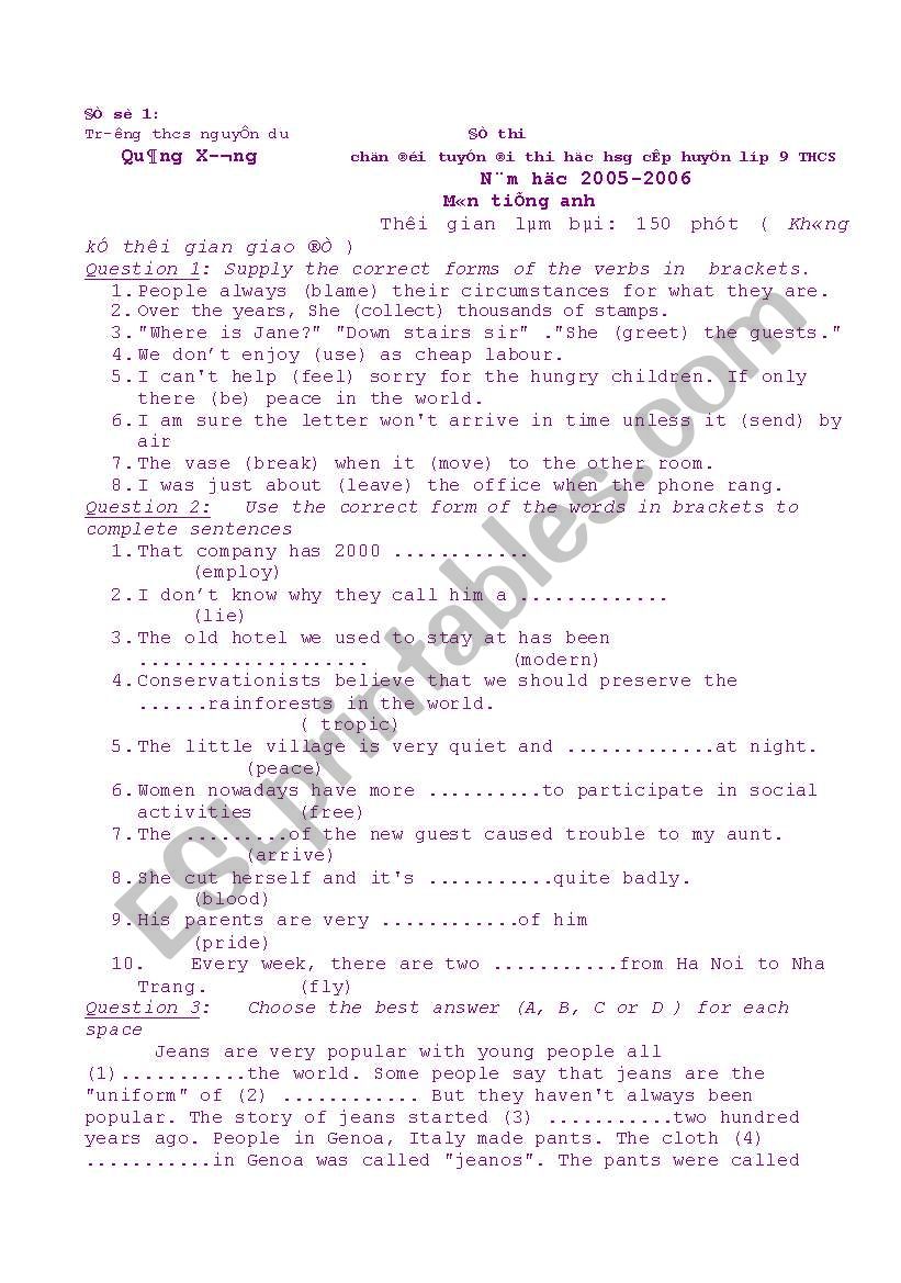 very useful exercises for supporting good students of grade 9