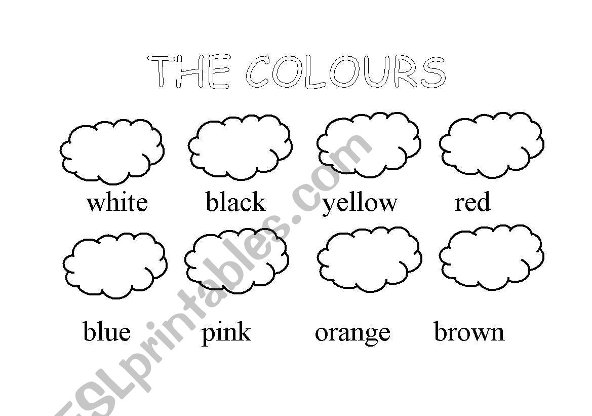 The Colours worksheet