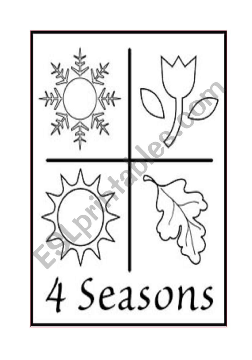 Seasons worksheet