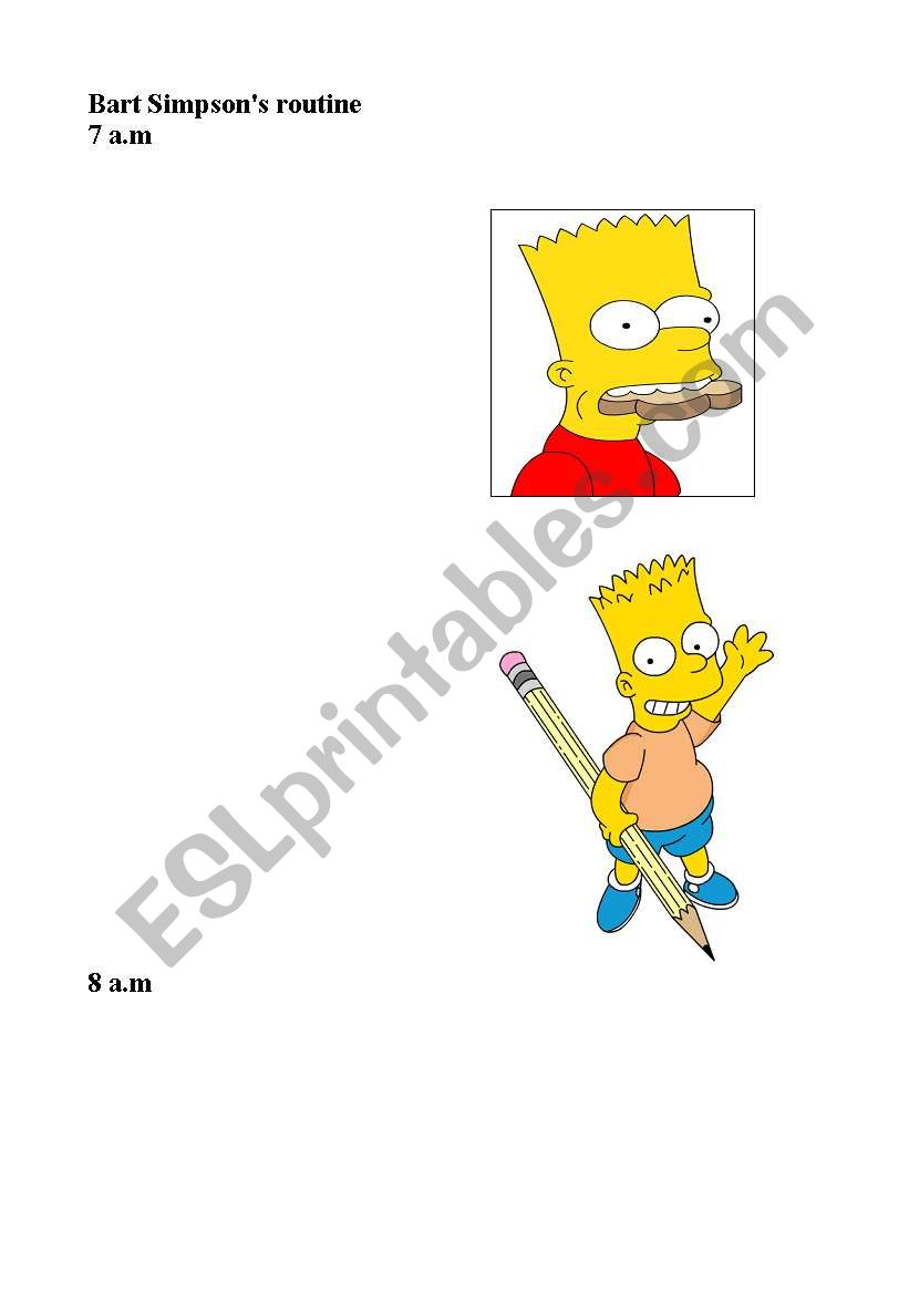 Bart Simpsons routine (Part 1)