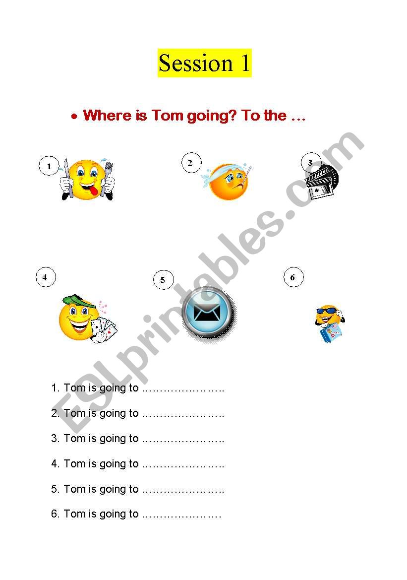 PLACES worksheet