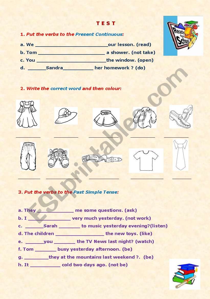 Test worksheet