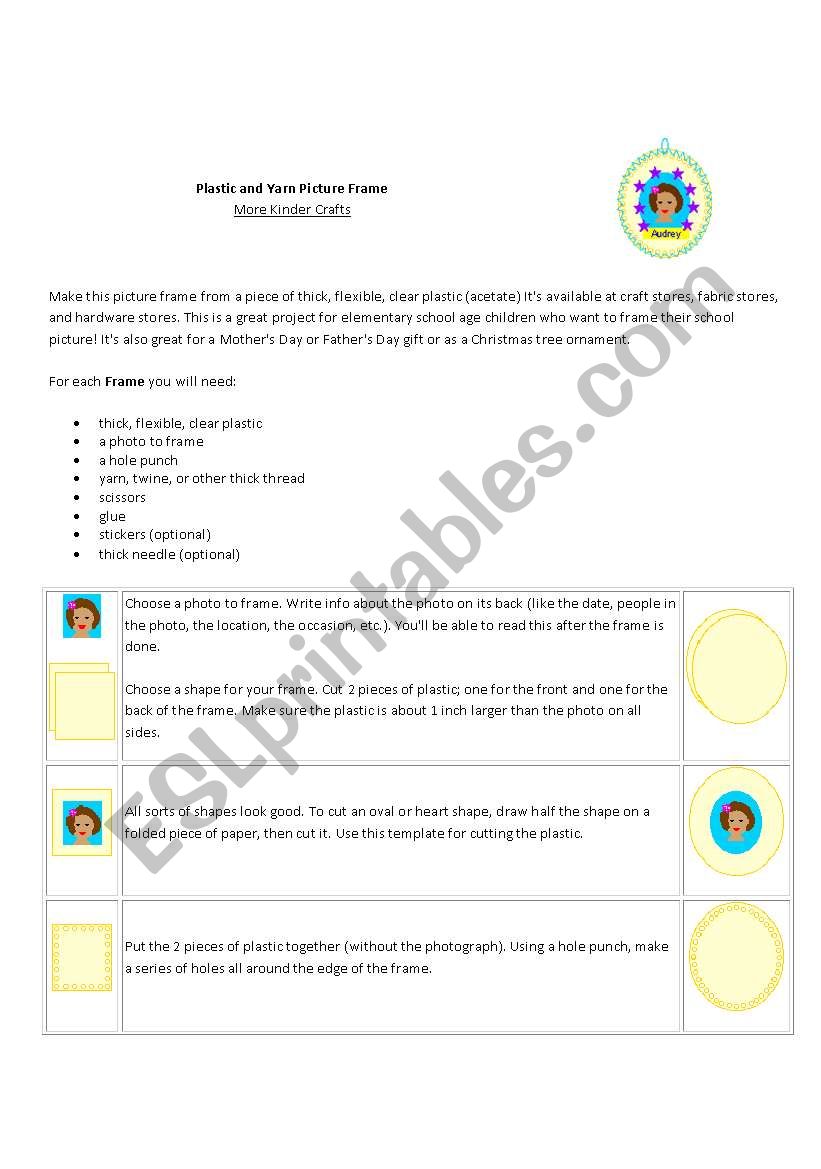 Proyect  worksheet