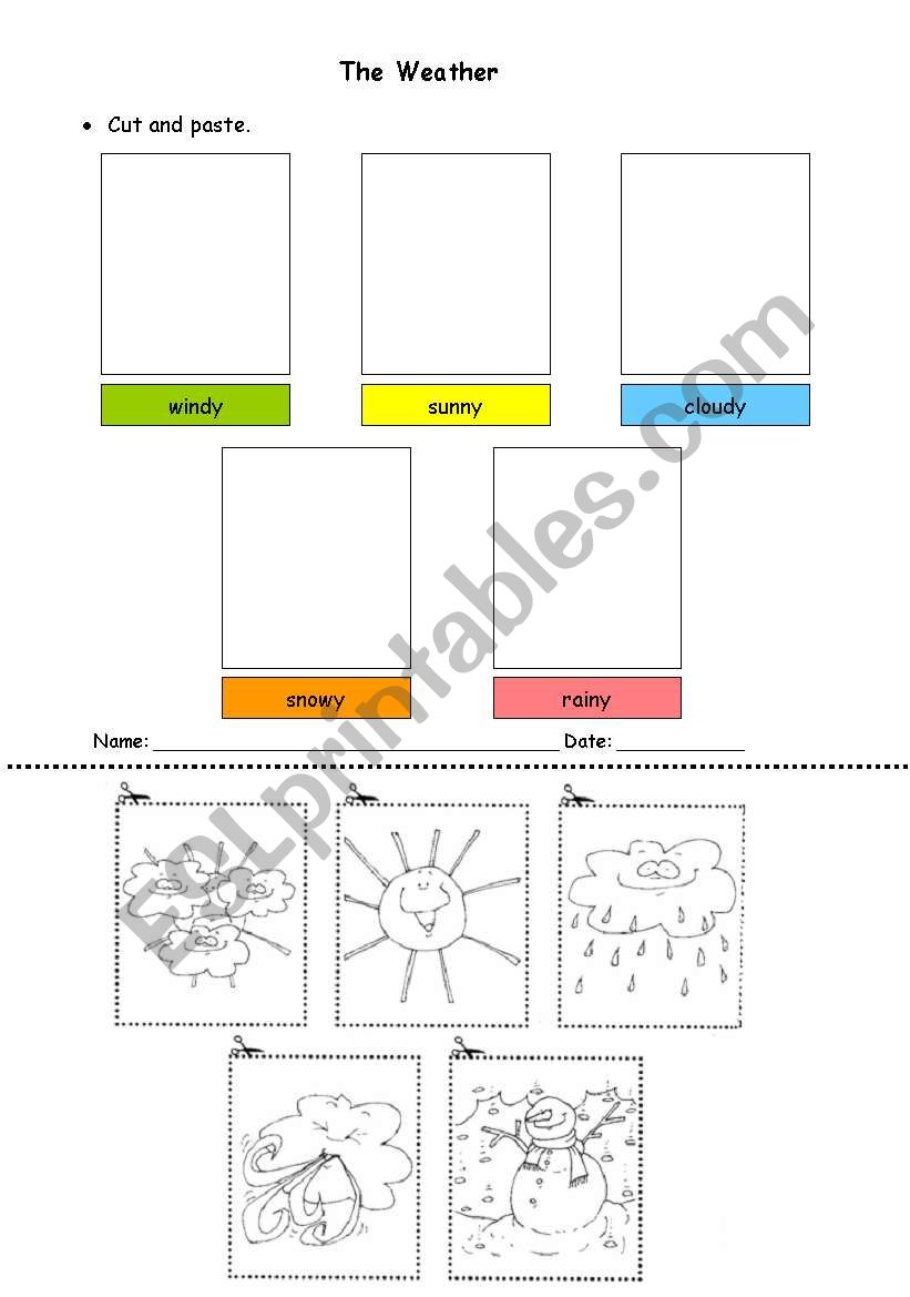 The weather worksheet