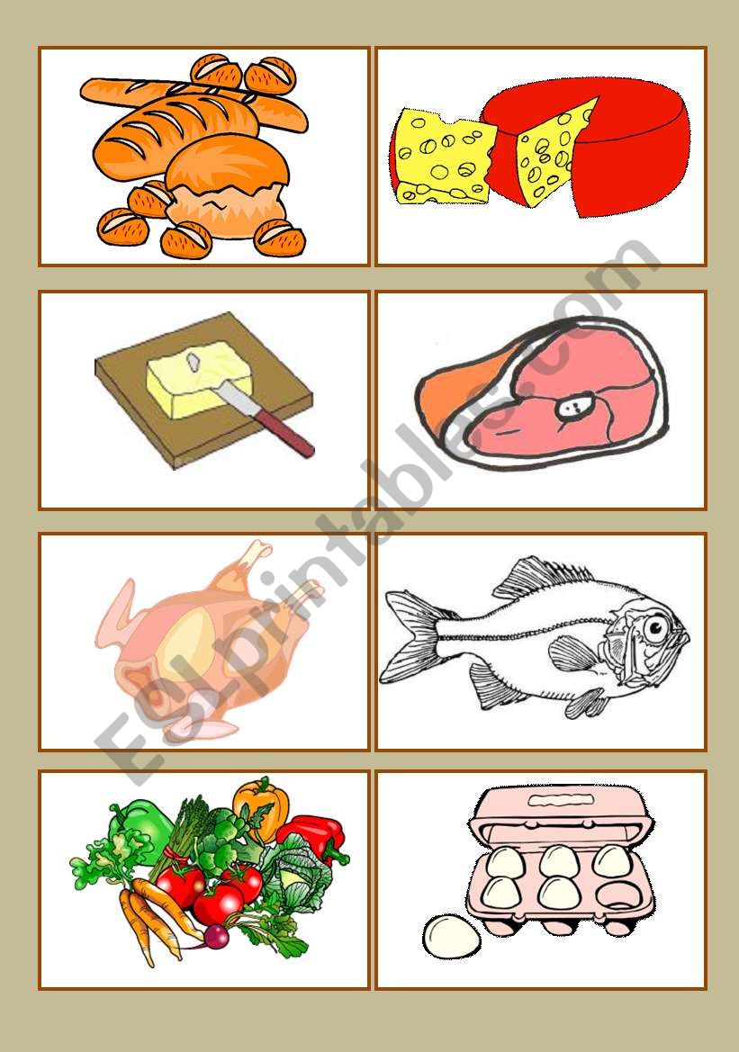 FOOD & DRINKS worksheet