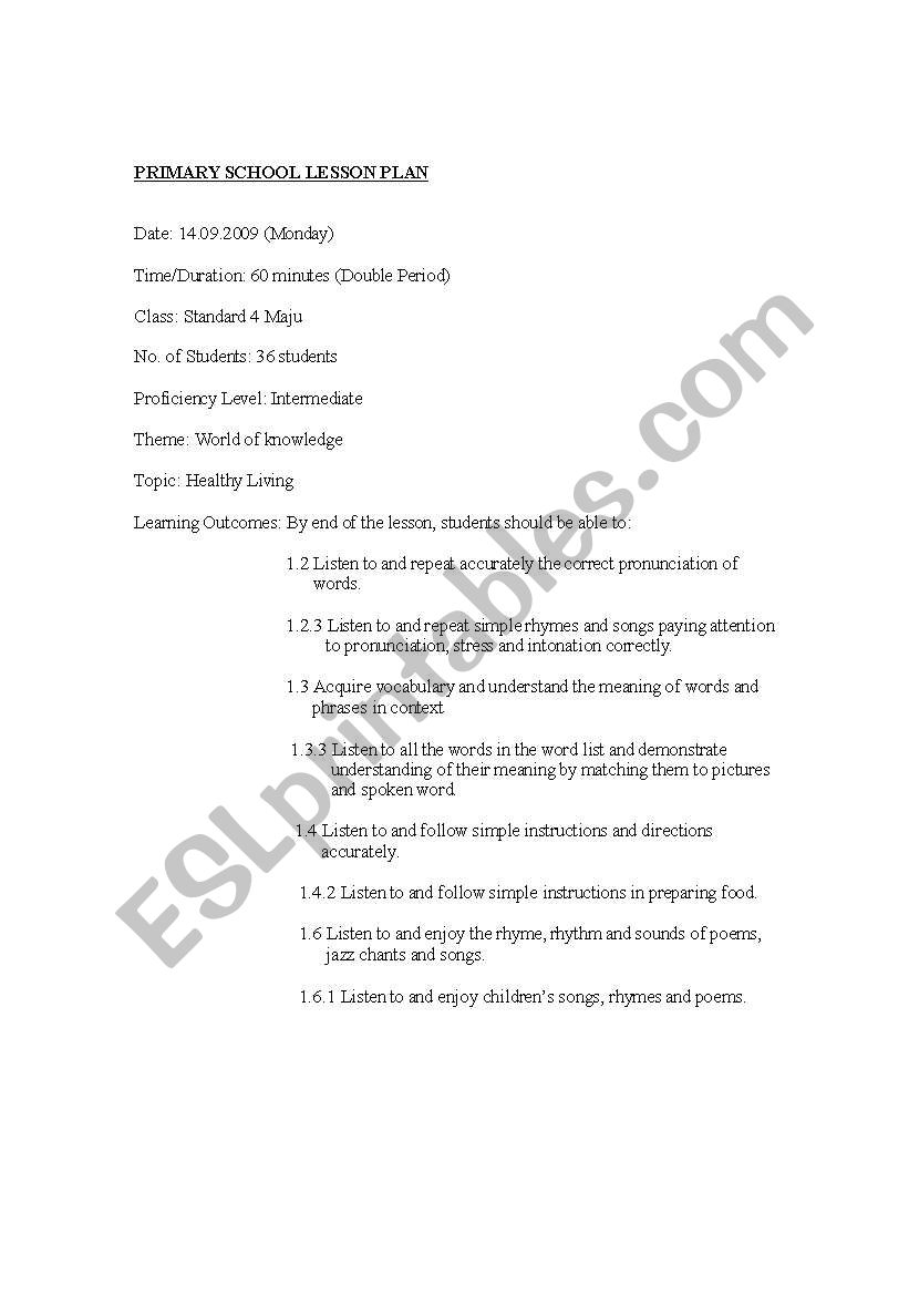 beginner worksheet