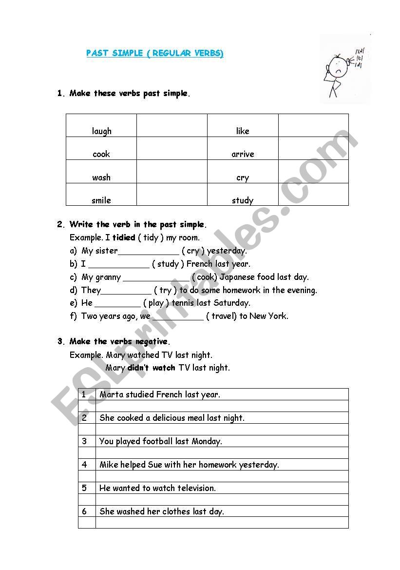 Past Simple worksheet