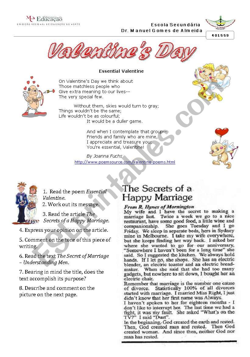 Provocative Valentine´s Day worksheet