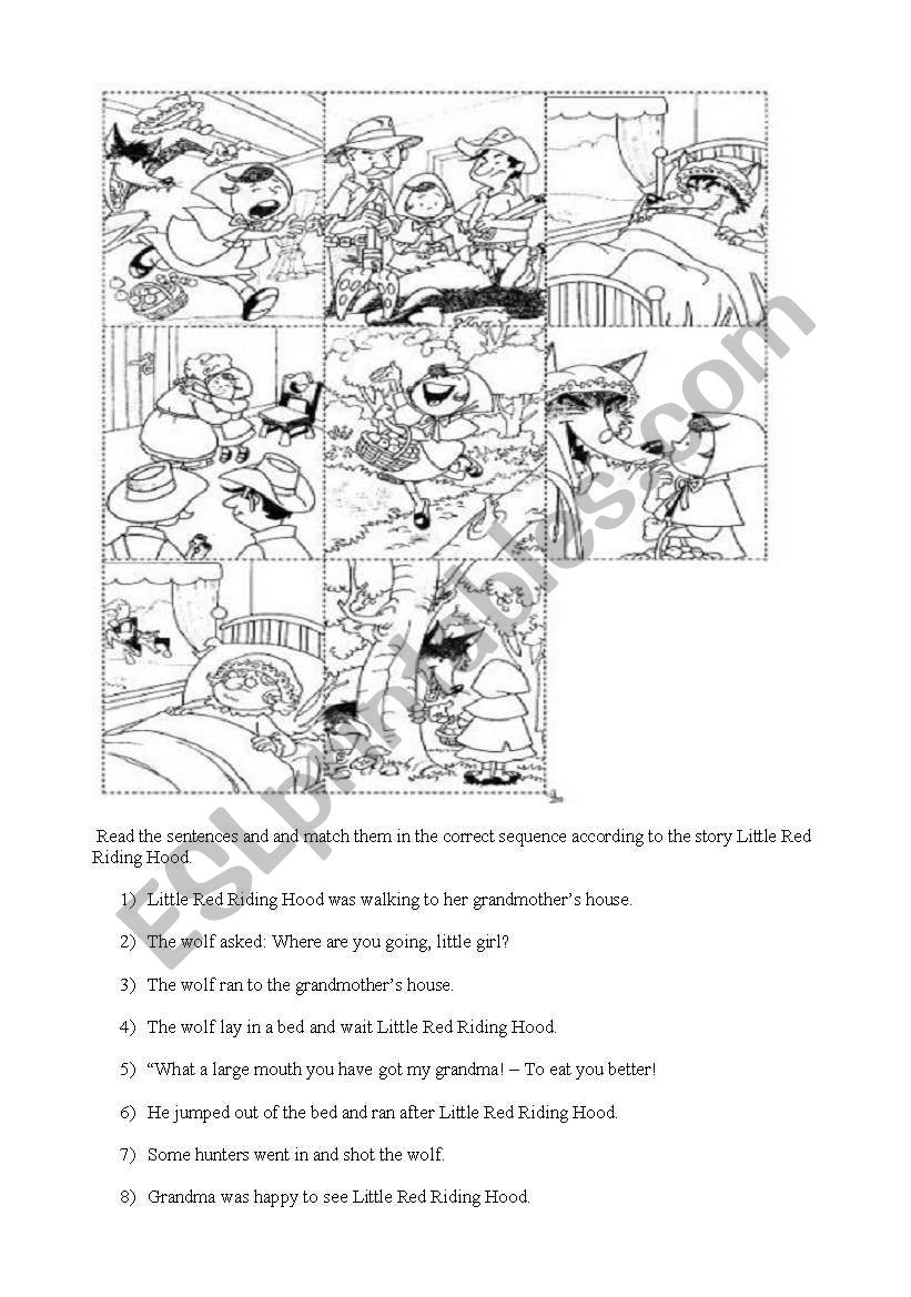 Little Red Riding Hood  worksheet