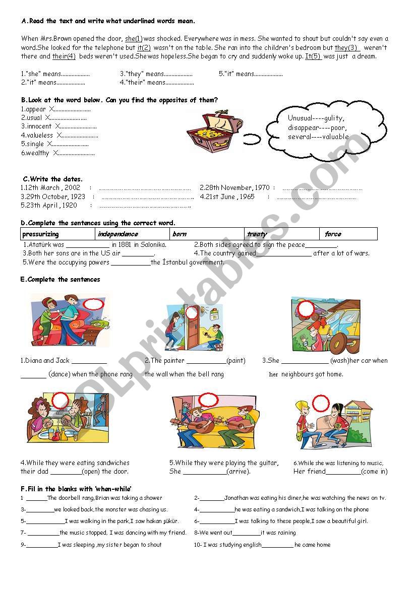 quiz for the elemantary students