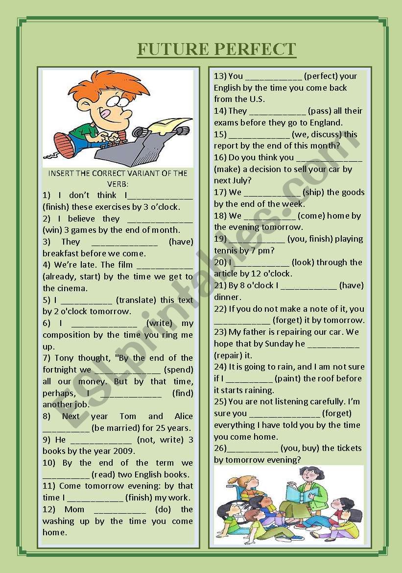 future-perfect-exercises-sheet-esl-worksheet-by-ukonka