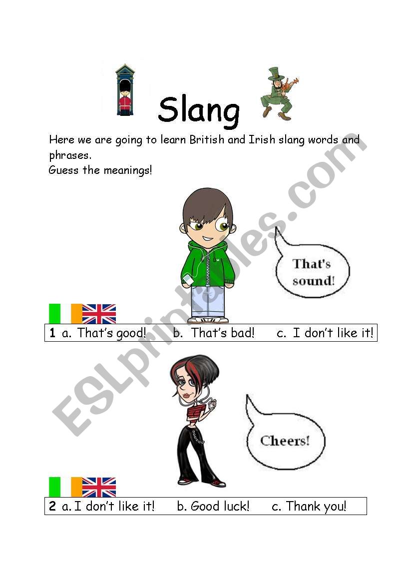 International Slang: Britain and Ireland