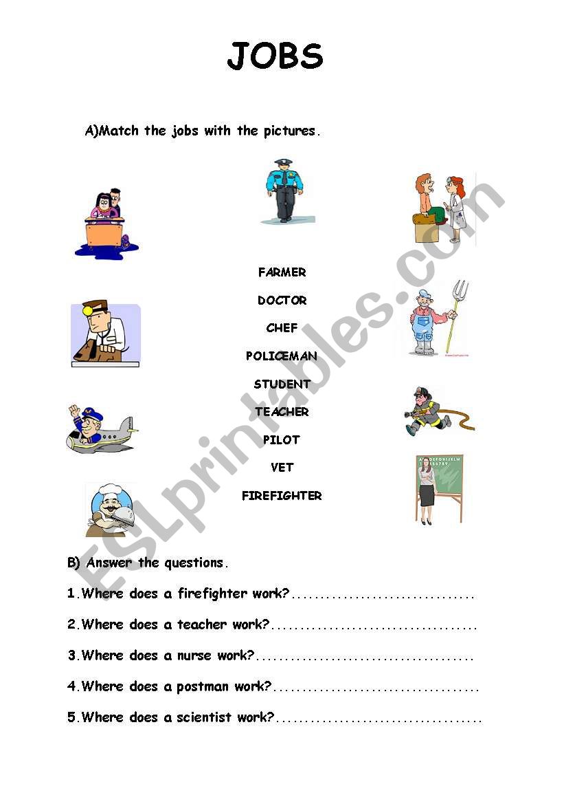 JOBS worksheet
