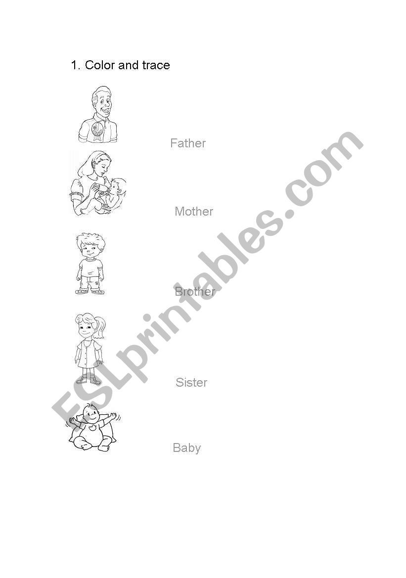 Family worksheet