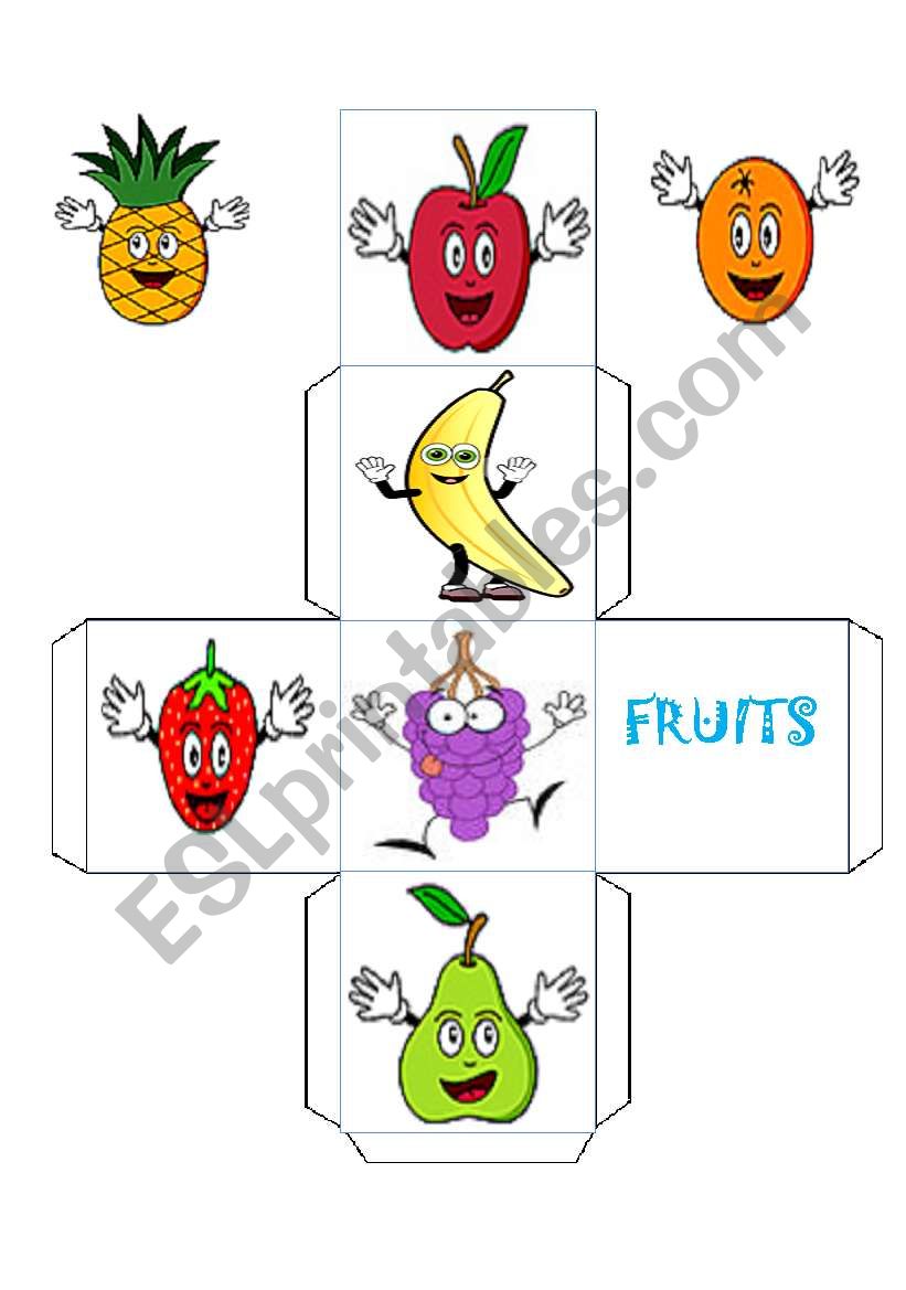 fruits worksheet