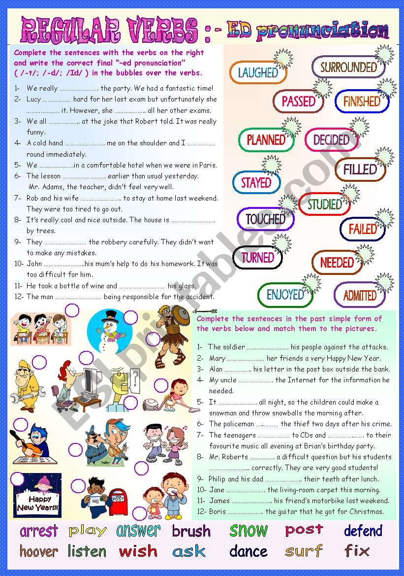 regular-verbs-ed-pronunciation-esl-worksheet-by-asungilsanz