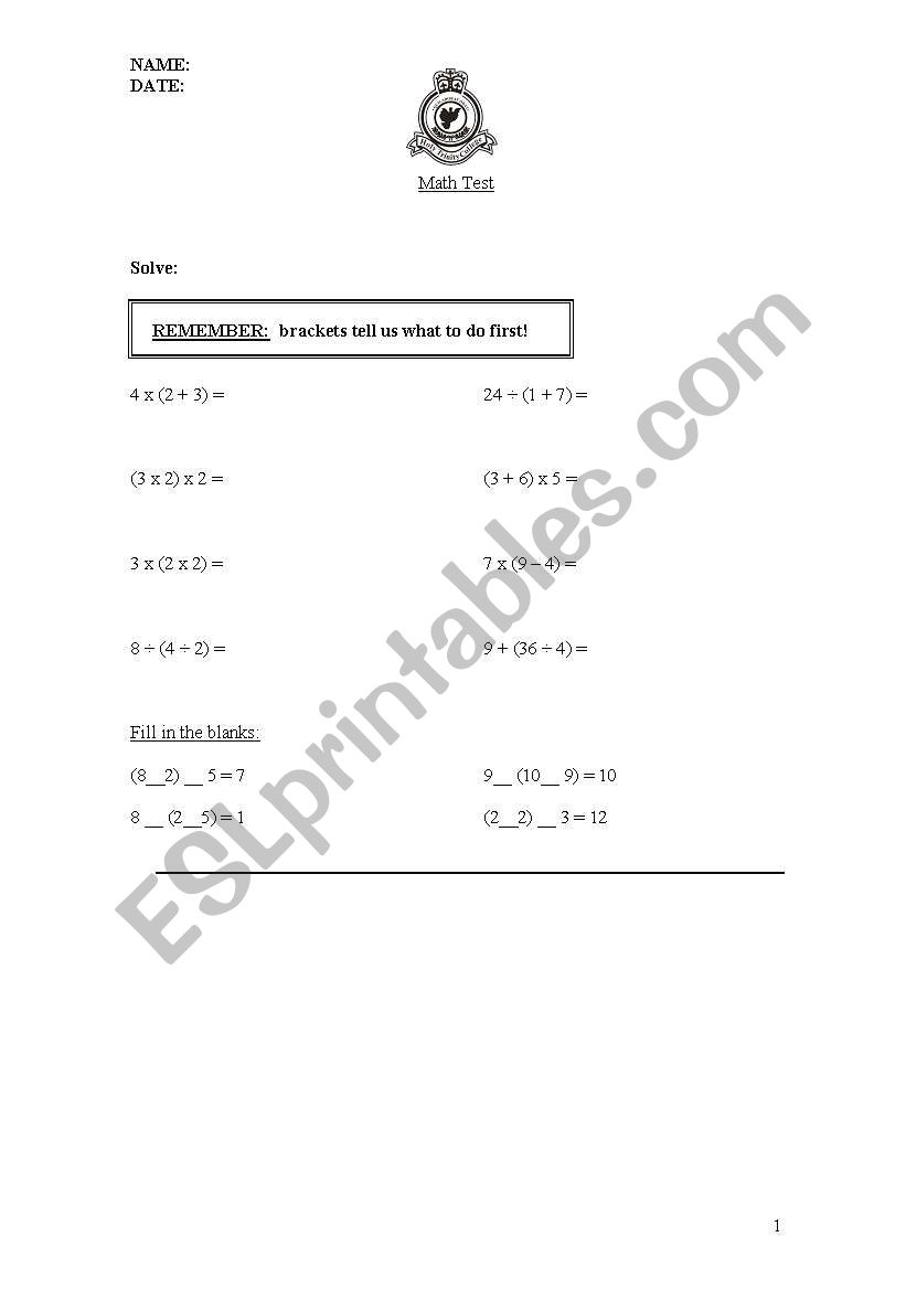 Maths for everyone! worksheet